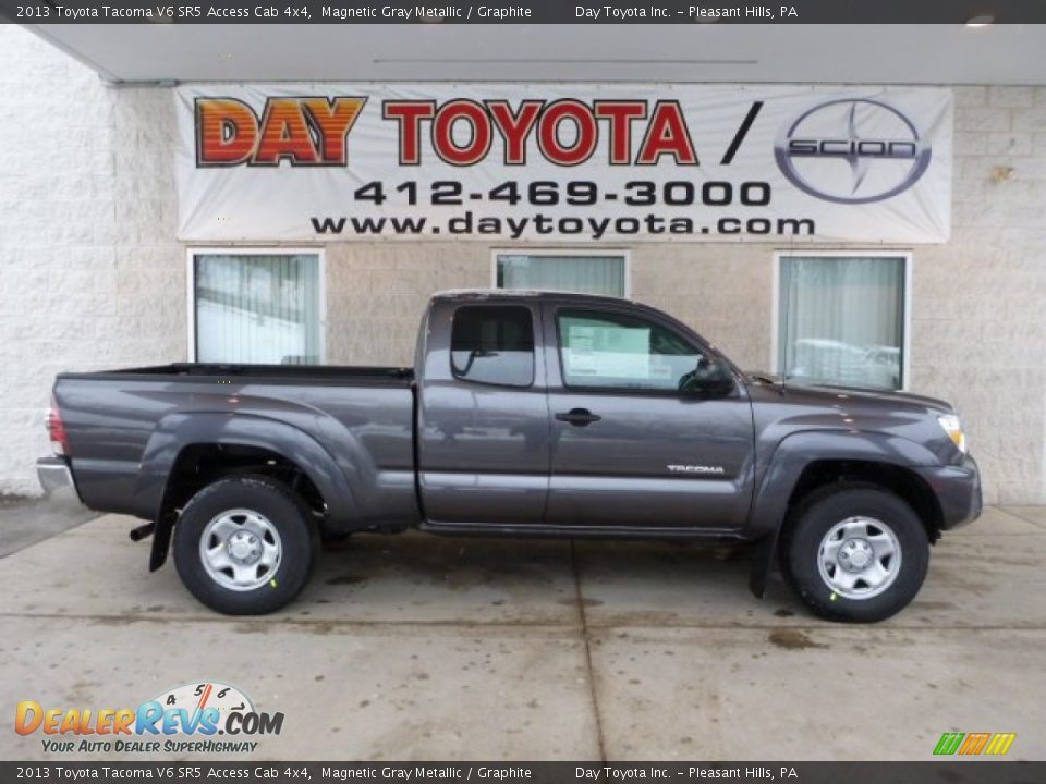 2013 Toyota Tacoma V6 SR5 Access Cab 4x4 Magnetic Gray Metallic / Graphite Photo #1