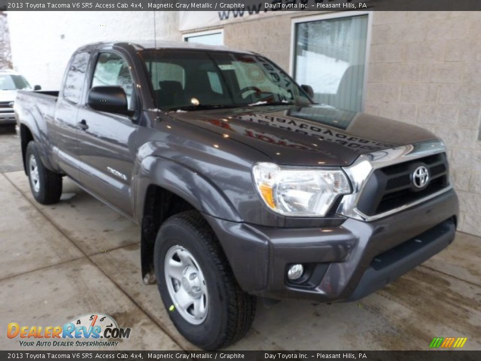 2013 Toyota Tacoma V6 SR5 Access Cab 4x4 Magnetic Gray Metallic / Graphite Photo #7