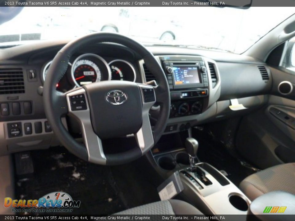 2013 Toyota Tacoma V6 SR5 Access Cab 4x4 Magnetic Gray Metallic / Graphite Photo #15