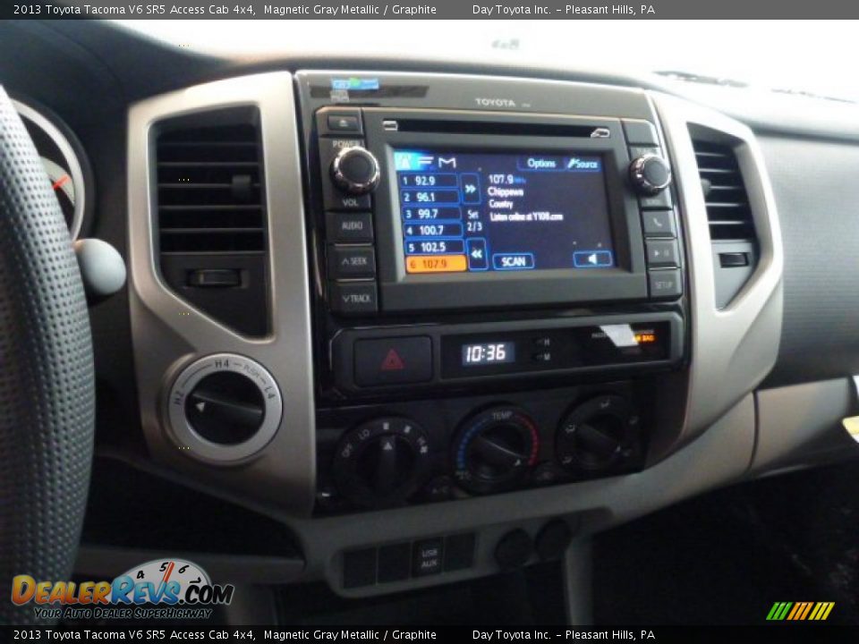 2013 Toyota Tacoma V6 SR5 Access Cab 4x4 Magnetic Gray Metallic / Graphite Photo #17