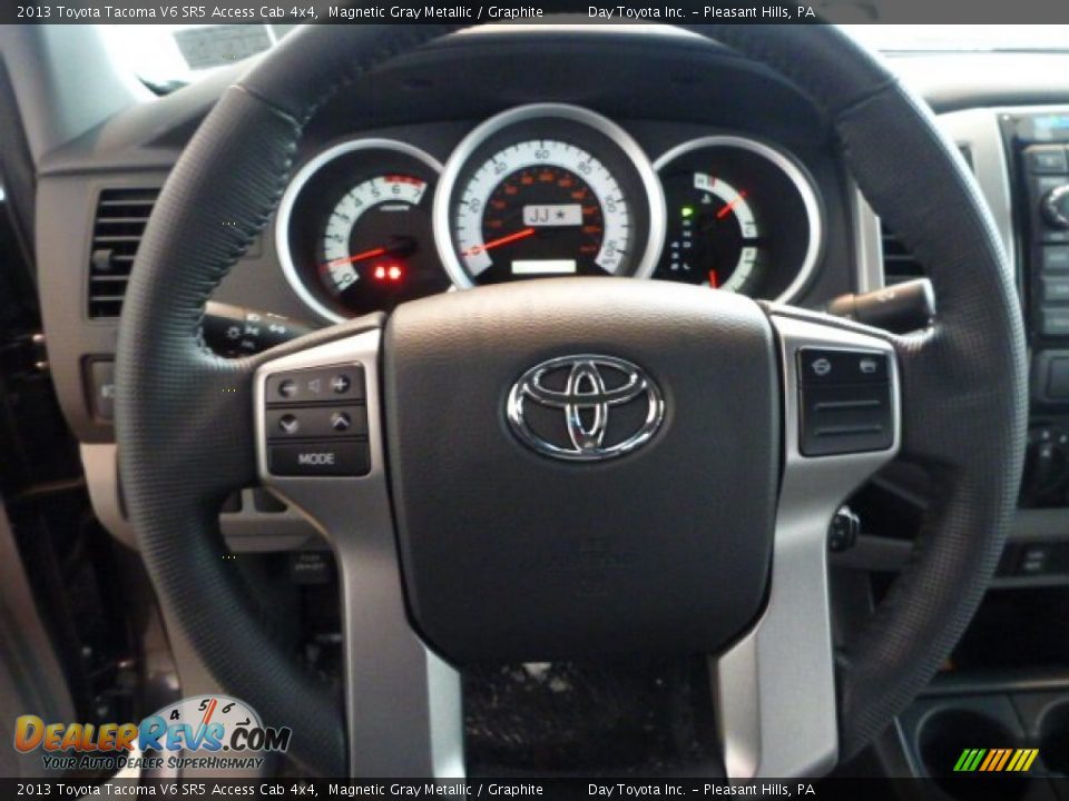 2013 Toyota Tacoma V6 SR5 Access Cab 4x4 Magnetic Gray Metallic / Graphite Photo #18