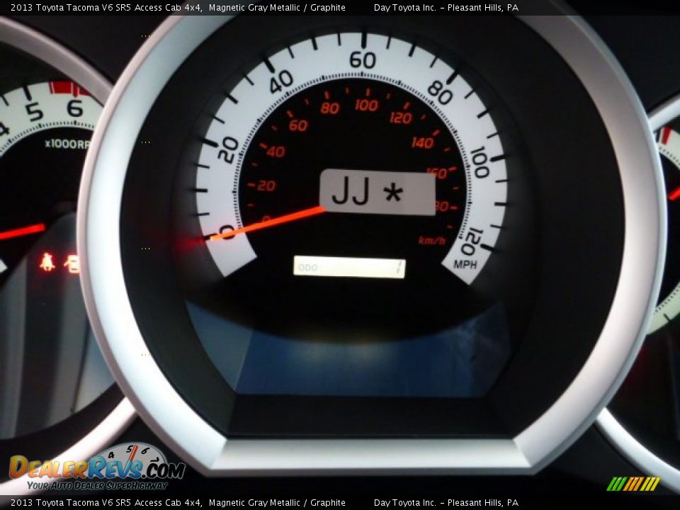 2013 Toyota Tacoma V6 SR5 Access Cab 4x4 Magnetic Gray Metallic / Graphite Photo #19