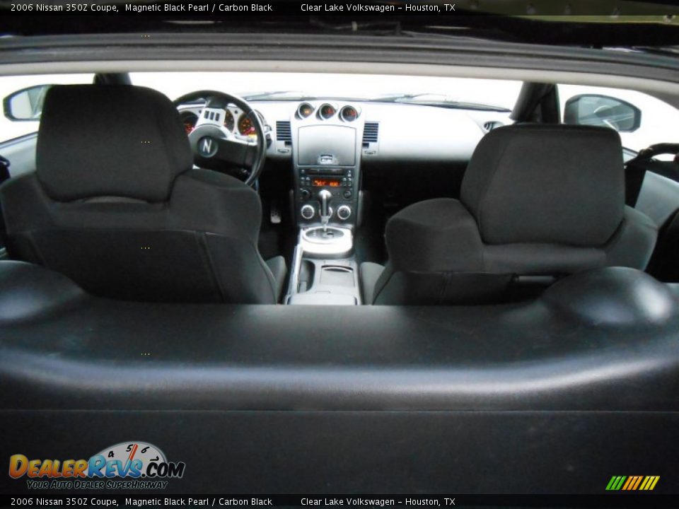 2006 Nissan 350Z Coupe Magnetic Black Pearl / Carbon Black Photo #9