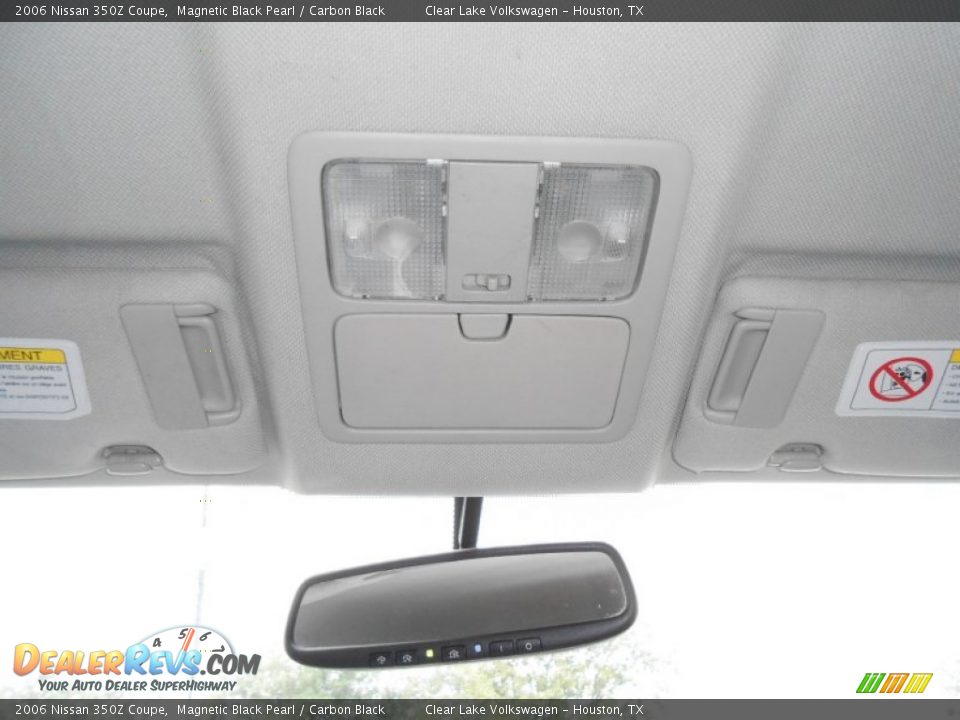 2006 Nissan 350Z Coupe Magnetic Black Pearl / Carbon Black Photo #24