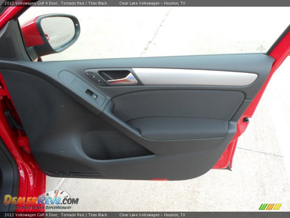 2012 Volkswagen Golf 4 Door Tornado Red / Titan Black Photo #12