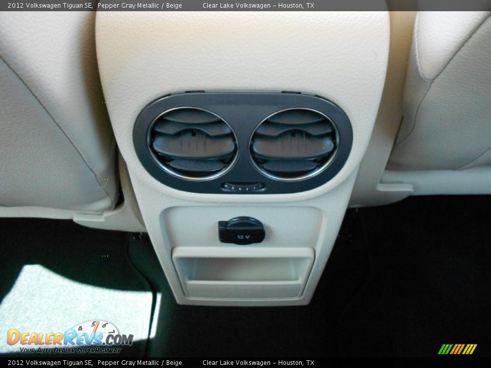 2012 Volkswagen Tiguan SE Pepper Gray Metallic / Beige Photo #20