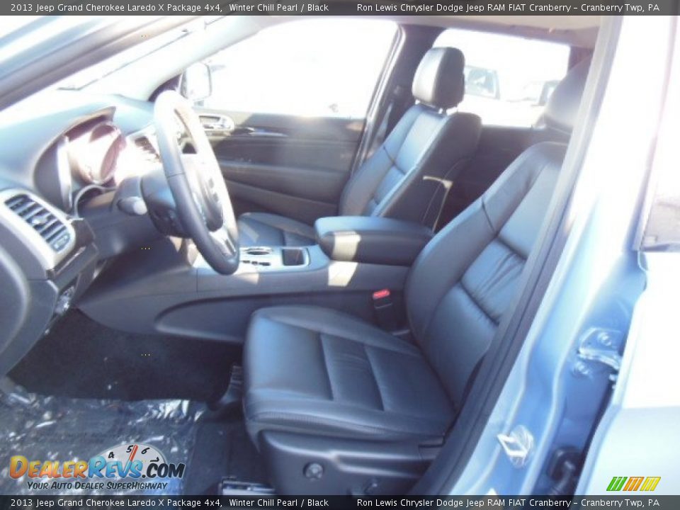 2013 Jeep Grand Cherokee Laredo X Package 4x4 Winter Chill Pearl / Black Photo #11