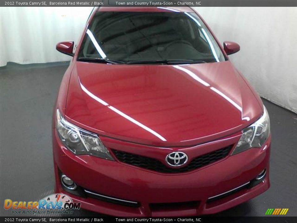 2012 Toyota Camry SE Barcelona Red Metallic / Black Photo #2