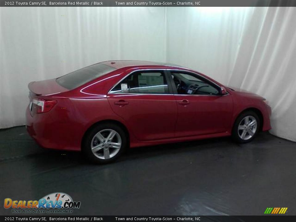 2012 Toyota Camry SE Barcelona Red Metallic / Black Photo #4