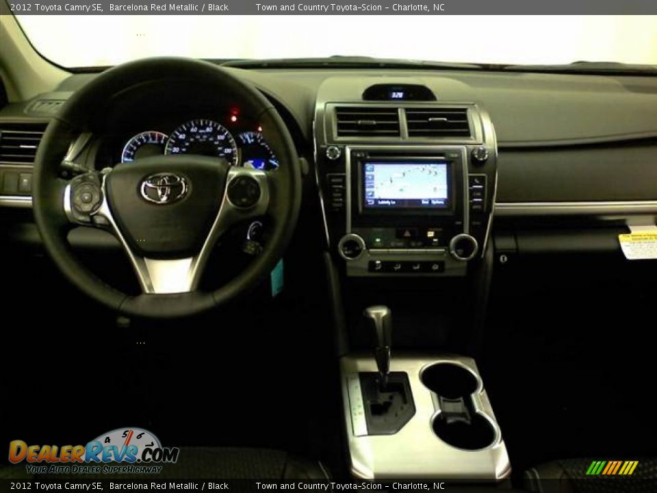 2012 Toyota Camry SE Barcelona Red Metallic / Black Photo #7