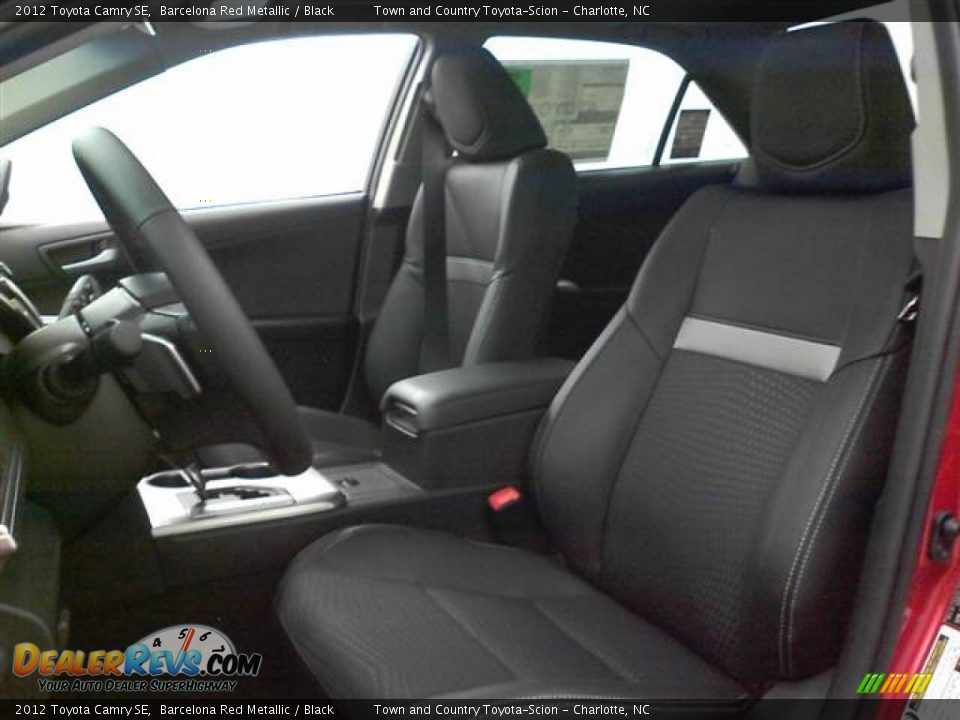 2012 Toyota Camry SE Barcelona Red Metallic / Black Photo #11