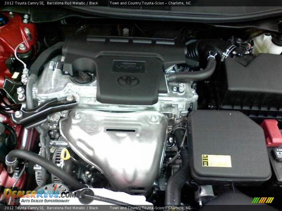 2012 Toyota Camry SE Barcelona Red Metallic / Black Photo #12