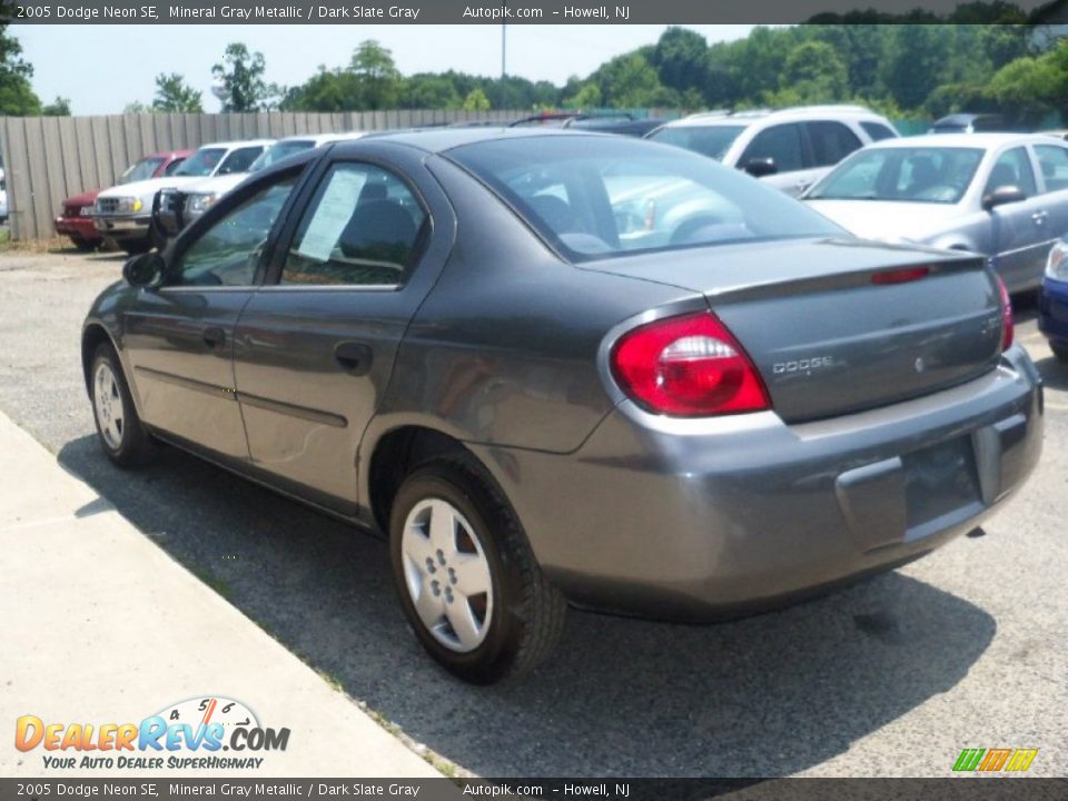 2005 Dodge Neon SE Mineral Gray Metallic / Dark Slate Gray Photo #6
