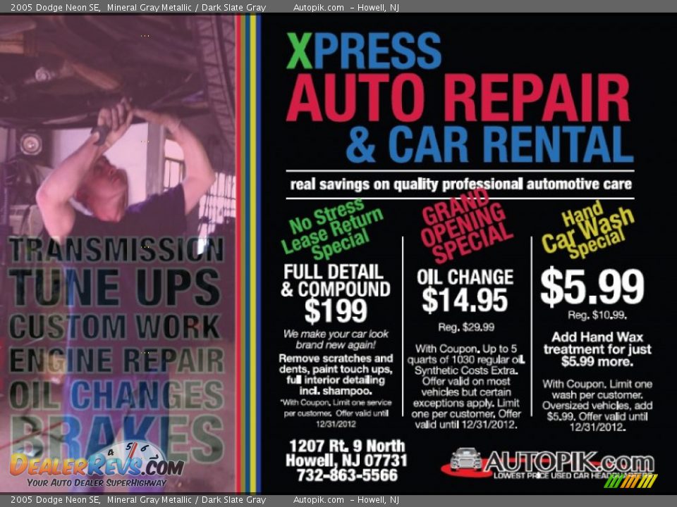 Dealer Info of 2005 Dodge Neon SE Photo #13