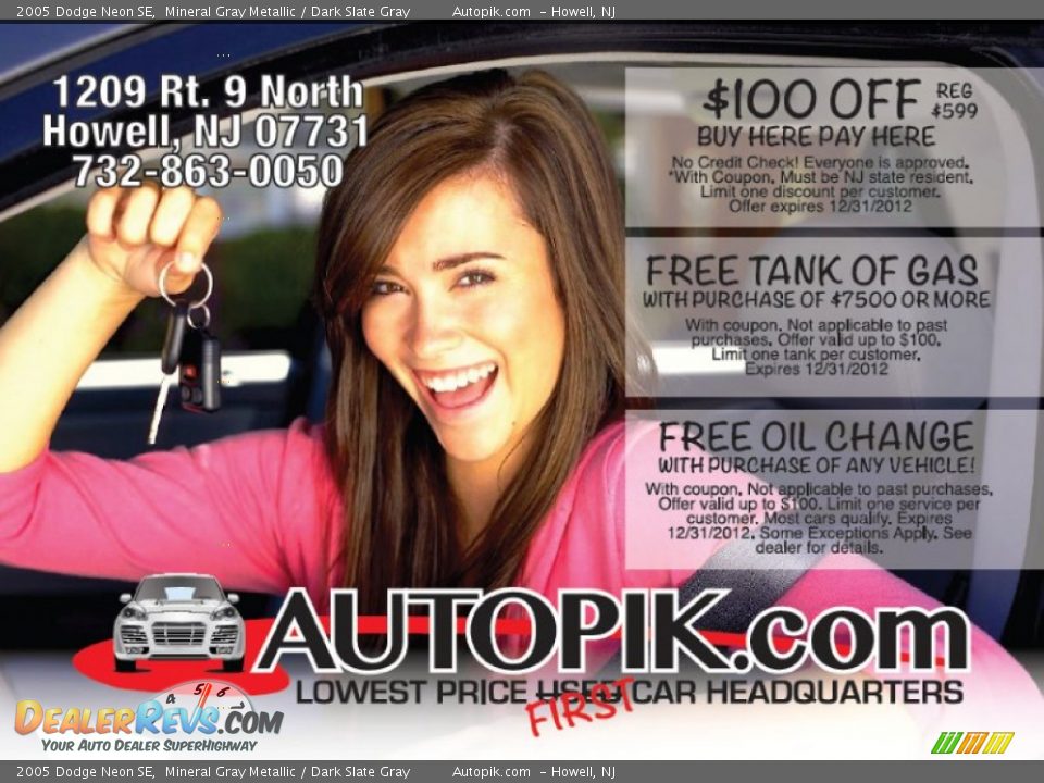 Dealer Info of 2005 Dodge Neon SE Photo #14