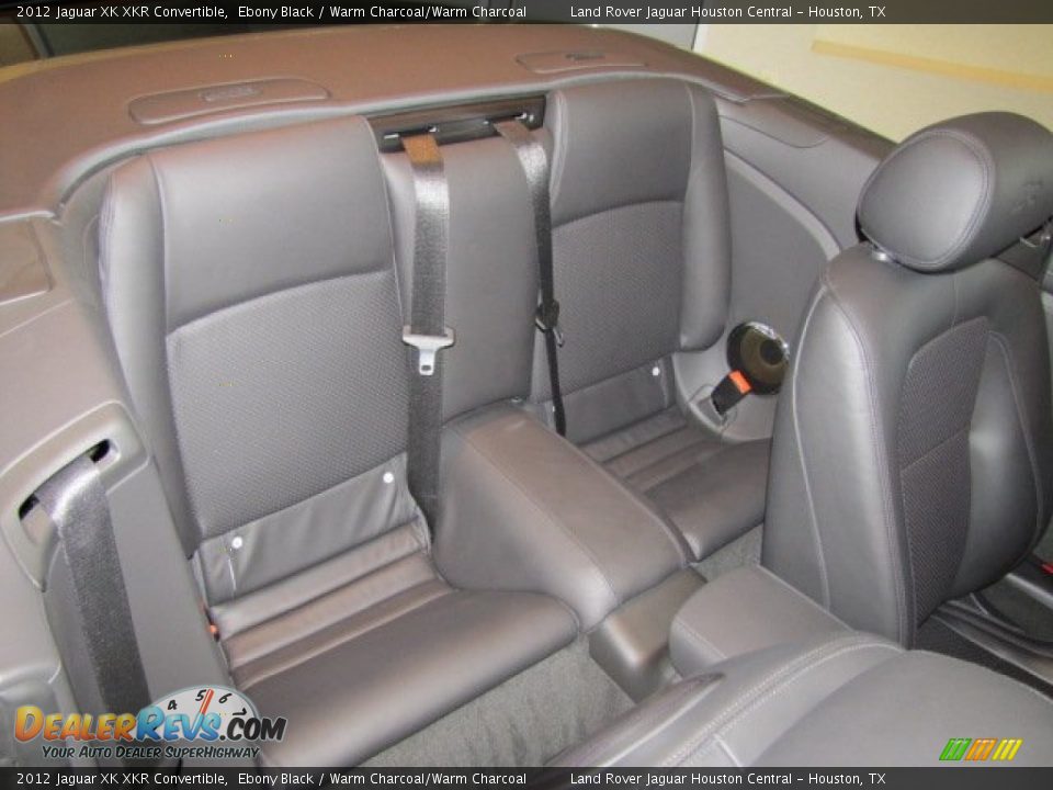 2012 Jaguar XK XKR Convertible Ebony Black / Warm Charcoal/Warm Charcoal Photo #12