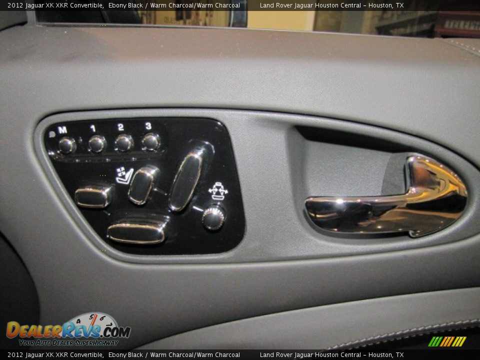 2012 Jaguar XK XKR Convertible Ebony Black / Warm Charcoal/Warm Charcoal Photo #13