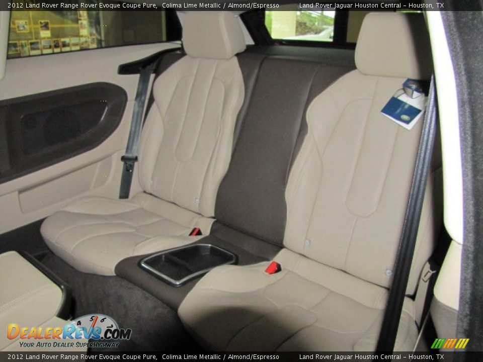 Rear Seat of 2012 Land Rover Range Rover Evoque Coupe Pure Photo #4