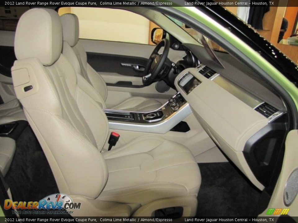 Front Seat of 2012 Land Rover Range Rover Evoque Coupe Pure Photo #9