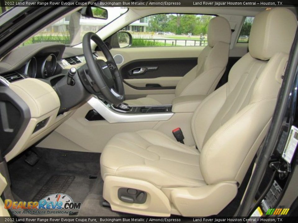 Front Seat of 2012 Land Rover Range Rover Evoque Coupe Pure Photo #2