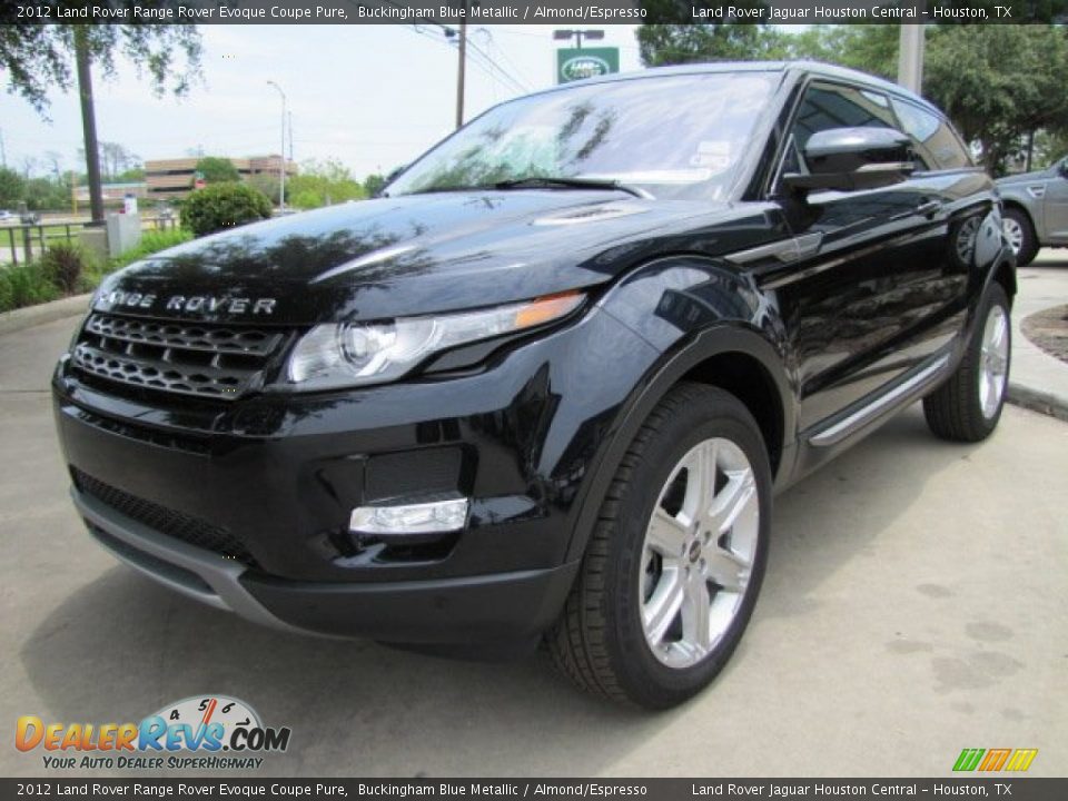Front 3/4 View of 2012 Land Rover Range Rover Evoque Coupe Pure Photo #8