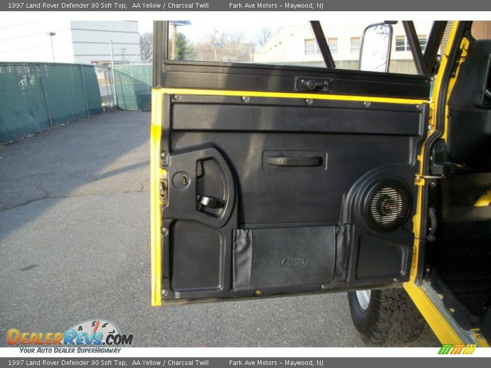 Door Panel of 1997 Land Rover Defender 90 Soft Top Photo #11