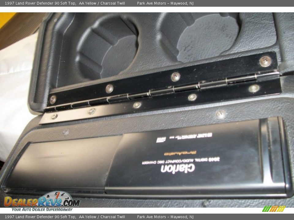 1997 Land Rover Defender 90 Soft Top AA Yellow / Charcoal Twill Photo #15