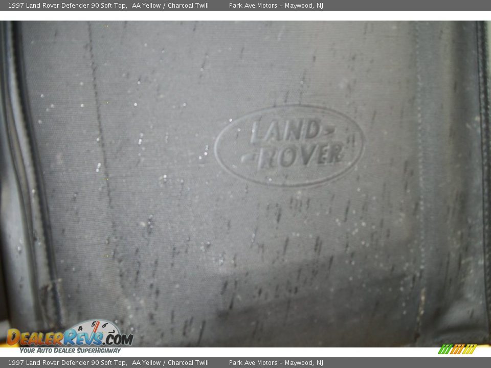 1997 Land Rover Defender 90 Soft Top AA Yellow / Charcoal Twill Photo #19