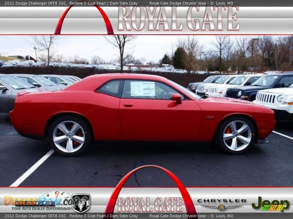 2012 Dodge Challenger SRT8 392 Redline 3 Coat Pearl / Dark Slate Gray Photo #1