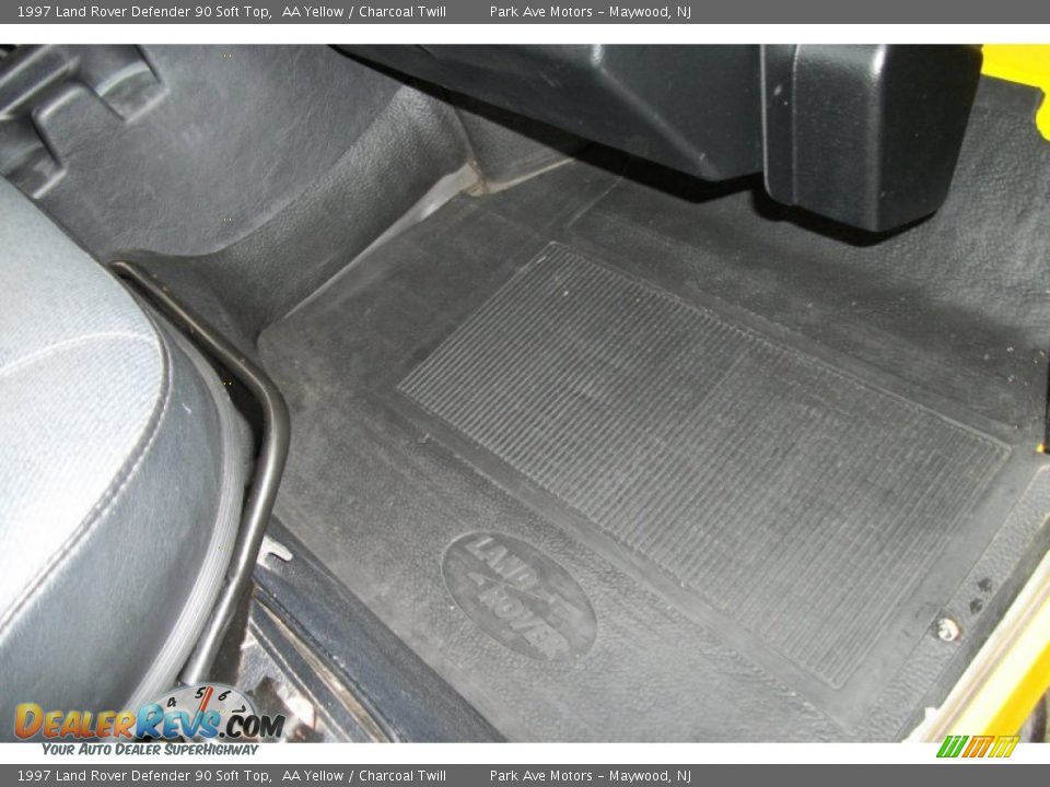 1997 Land Rover Defender 90 Soft Top AA Yellow / Charcoal Twill Photo #22