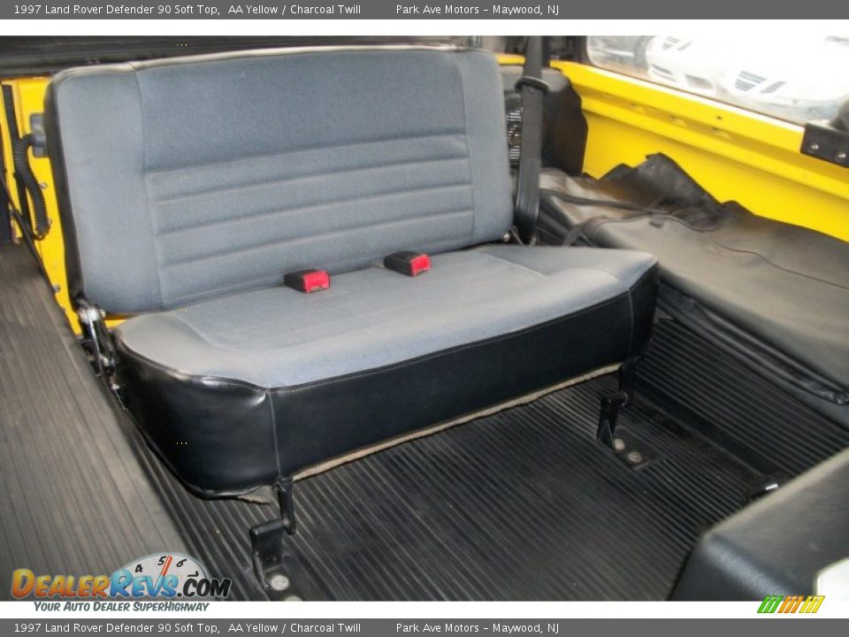 Rear Seat of 1997 Land Rover Defender 90 Soft Top Photo #24