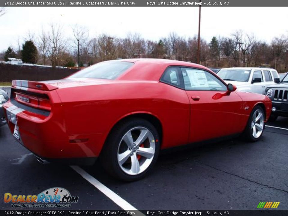 2012 Dodge Challenger SRT8 392 Redline 3 Coat Pearl / Dark Slate Gray Photo #10