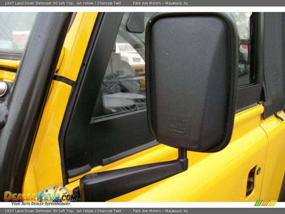 1997 Land Rover Defender 90 Soft Top AA Yellow / Charcoal Twill Photo #33