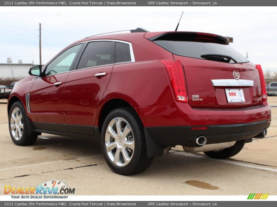 2013 Cadillac SRX Performance FWD Crystal Red Tintcoat / Shale/Brownstone Photo #3