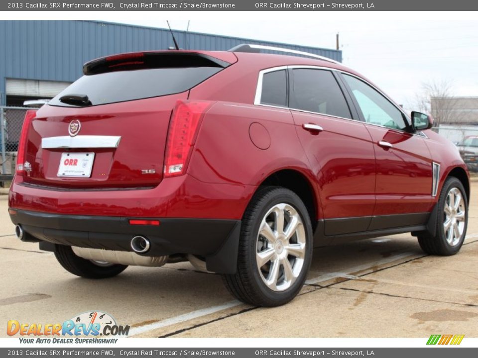 2013 Cadillac SRX Performance FWD Crystal Red Tintcoat / Shale/Brownstone Photo #4