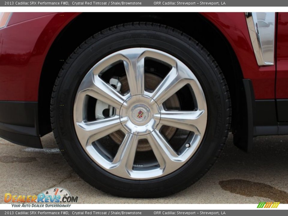2013 Cadillac SRX Performance FWD Crystal Red Tintcoat / Shale/Brownstone Photo #9
