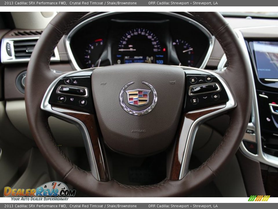 2013 Cadillac SRX Performance FWD Crystal Red Tintcoat / Shale/Brownstone Photo #20