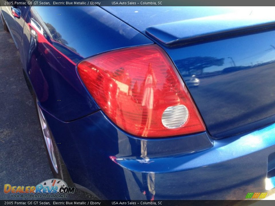 2005 Pontiac G6 GT Sedan Electric Blue Metallic / Ebony Photo #8