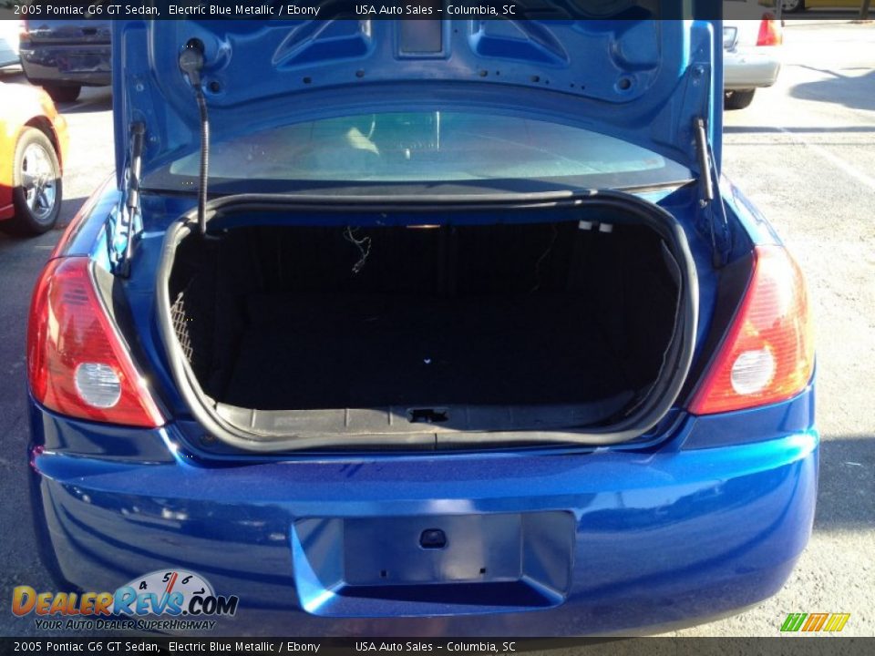 2005 Pontiac G6 GT Sedan Electric Blue Metallic / Ebony Photo #25