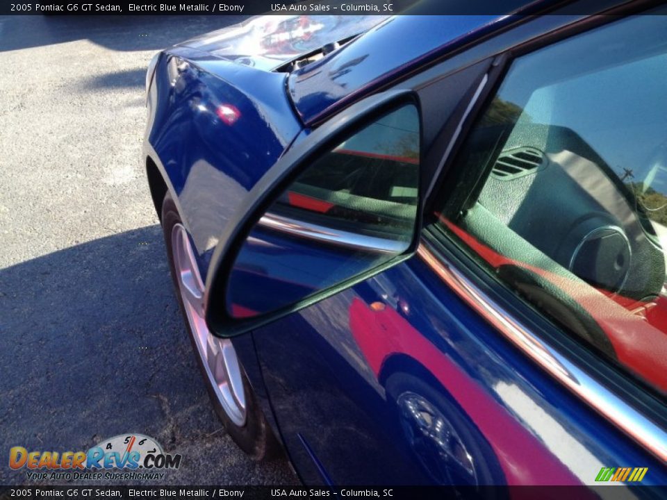 2005 Pontiac G6 GT Sedan Electric Blue Metallic / Ebony Photo #27