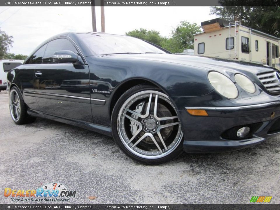 2003 Mercedes-Benz CL 55 AMG Black / Charcoal Photo #3