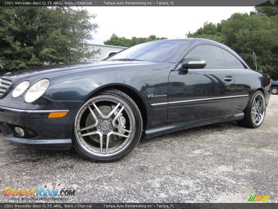 2003 Mercedes-Benz CL 55 AMG Black / Charcoal Photo #4