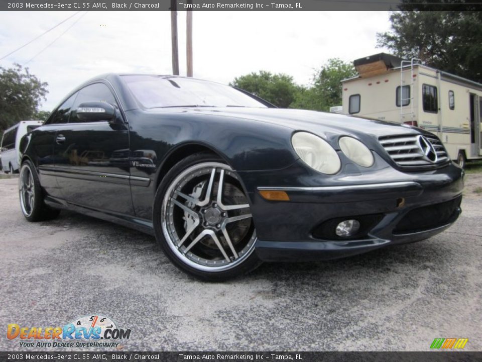 2003 Mercedes-Benz CL 55 AMG Black / Charcoal Photo #5