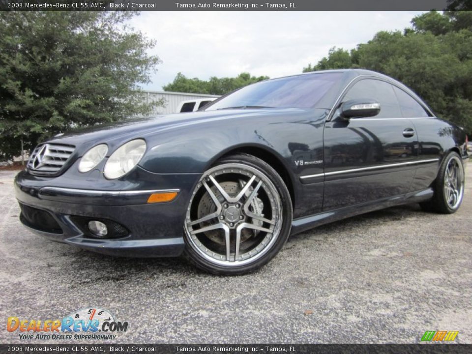 2003 Mercedes-Benz CL 55 AMG Black / Charcoal Photo #6