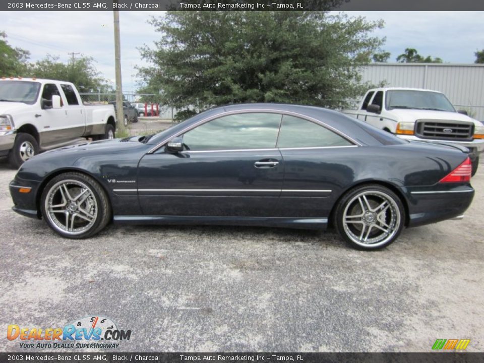 2003 Mercedes-Benz CL 55 AMG Black / Charcoal Photo #7