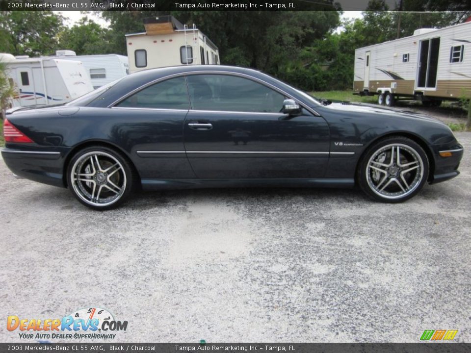 2003 Mercedes-Benz CL 55 AMG Black / Charcoal Photo #8
