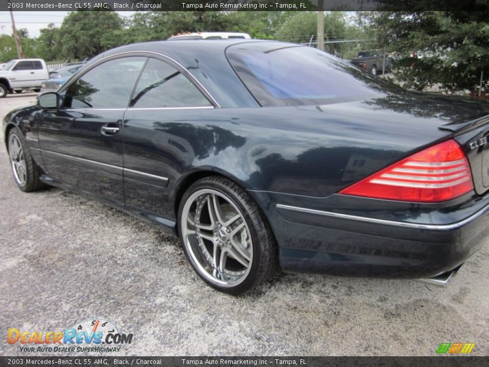 2003 Mercedes-Benz CL 55 AMG Black / Charcoal Photo #9