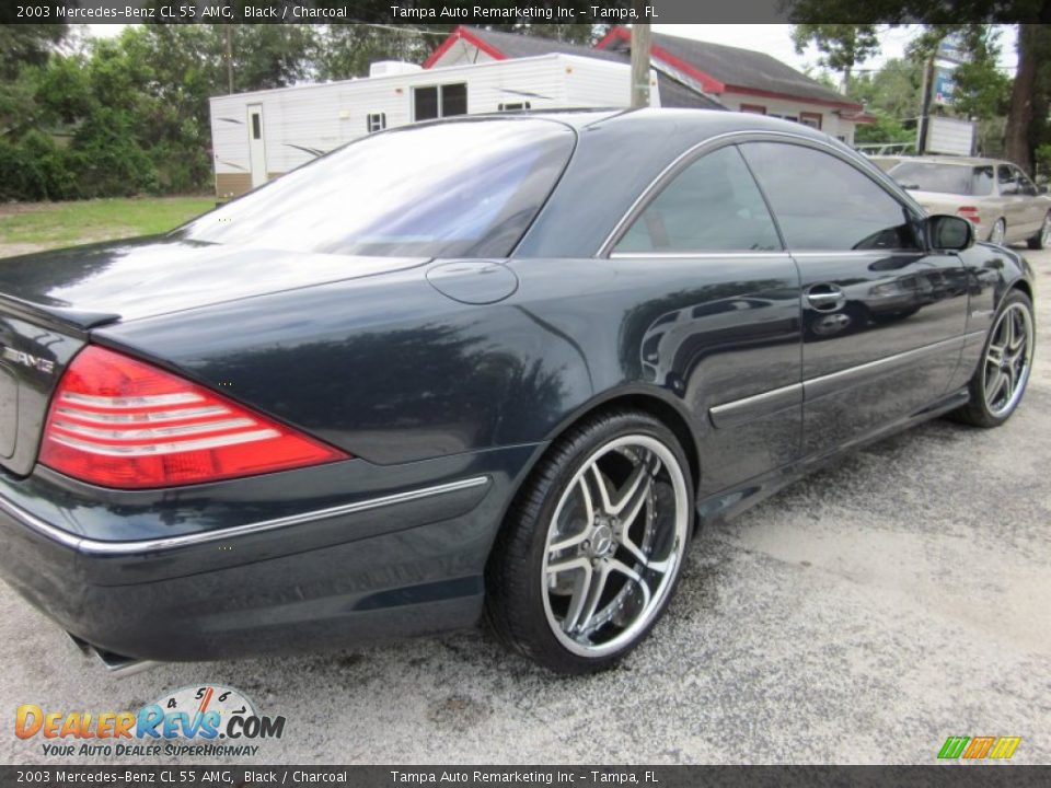 2003 Mercedes-Benz CL 55 AMG Black / Charcoal Photo #10