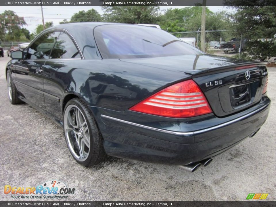 2003 Mercedes-Benz CL 55 AMG Black / Charcoal Photo #11