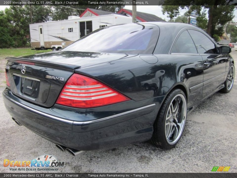 2003 Mercedes-Benz CL 55 AMG Black / Charcoal Photo #12